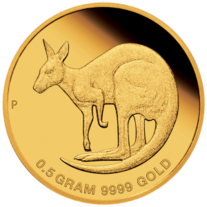 0,5 Gramm Gold Australien Mini Roo