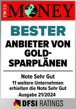bester anbieter von goldsparplänen